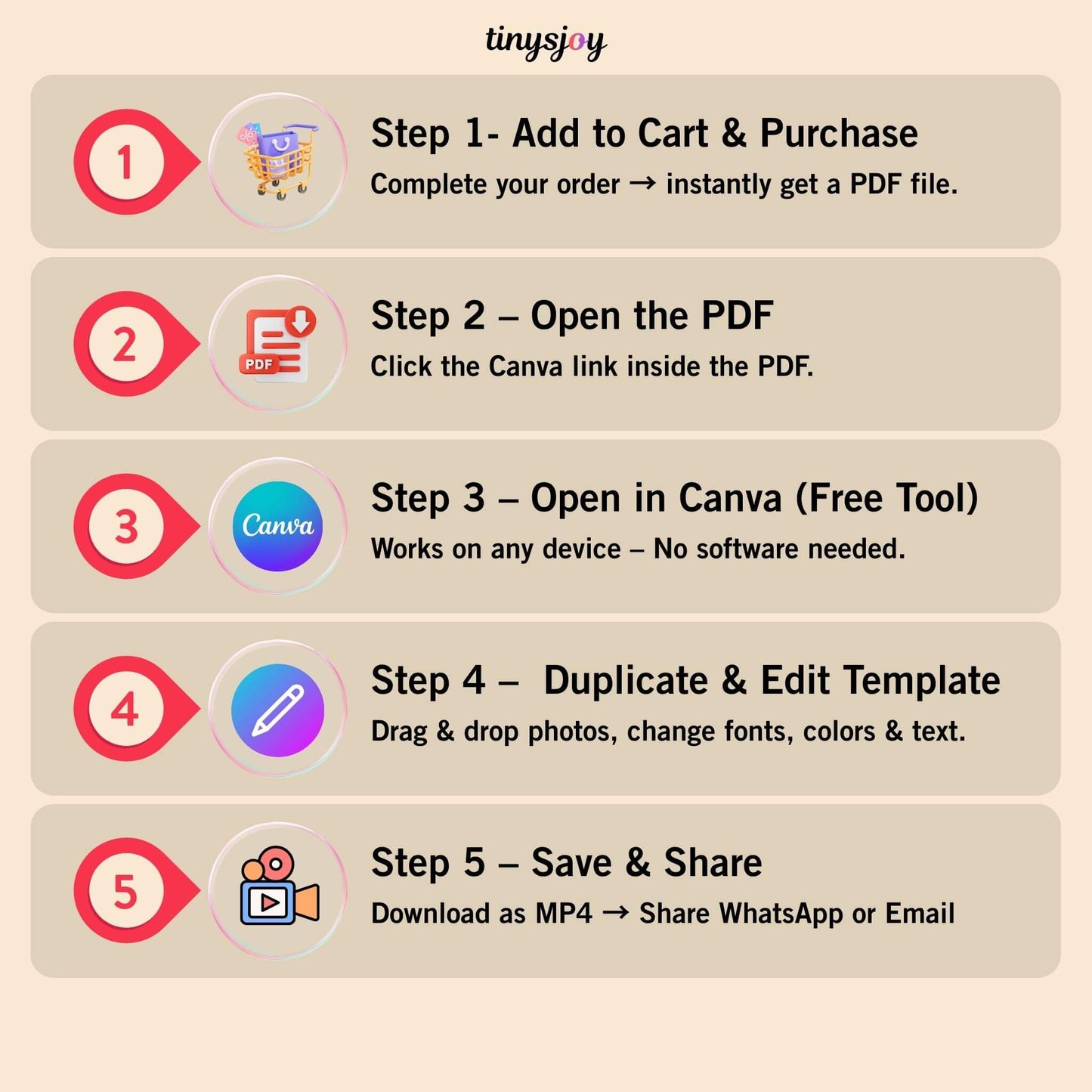 Gender Reveal Video – Editable Canva Digital Announcement